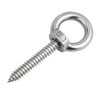 Anneau De Levage Vis autotaraudeuses à anneau de suspension en acier inoxydable 304 M4M5M6M8 avec crochets rond Boulon bois autoperceur œil mouton(M8X50-1pcs)