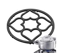 Anneau De Poêle Pour Cuisinière Accessoires De Sauté Antirouille | Adaptateur Support Petite Casserole Et Cafetière Cuisson Sautée Intérieur Extérieur Cuisine De Cuisson