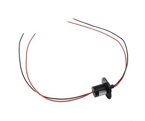 Anneau de ponçage conducteur 2 canaux 15 A contact doré Transmetteur rotatif pour générateur éolien CCTV Robot 22 mm