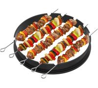 Anneau de rôtissoire Weber 57 cm ensemble de brochettes accessoires de barbecue