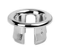 Anneau de trop-plein d'évier : couvercle décoratif de débordement de lavage, couvercle de débordement double écurie de 22-24 mm | pour trous de lavabo ronds dans la salle de bain
