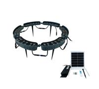 Anneau D'éclairage D'arbre À Énergie Solaire, Projecteurs De Paysage À LED | Batterie Haute Capacité, Éclairage D'arbre De Jardin De Voie Extérieure Résistant À L'eau IP65(Warm light,6-Head-72W)