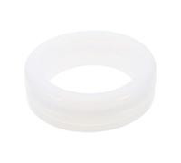 Anneau Diffuseur D’Arôme en Silicone Blanc 70mm Id, Lot 4 | Diffusion Stable sans Flamme, Format Réutilisable, pour Huiles Essentielles et Ampoules Standard