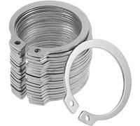 Anneau d'ouverture à pression, 50 pièces, circlips externes en acier inoxydable 304, anneaux de retenue clip C adaptés aux roulements fixes et appareils électriques, 11 mm
