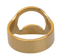 Anneau d'ouvre-bouteille en acier inoxydable, anneau d'ouvre-bouteille de bière - Bague d’ouvre-bouteille de bière - Gadgets de cuisine d'anneau d'ouvreur de, bijoux de mode d'acier inoxydable