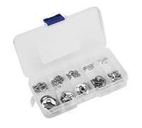 Anneau élastique de Retenue, Clip E en Acier Inoxydable 304 Kit de Circlips pour Anneau élastique de Retenue 1,5 Mm10 Mm Pinces pour Circlips Externes