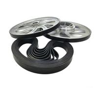 Anneau en caoutchouc antidérapant pour roue de scie à ruban de 40,6 cm, ajustement optimal et performance dans les tâches de travail du bois