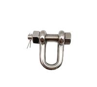 Anneau en D Acier Inoxydable 304, Boulon U de sécurité avec écrou for soulever Le maillon chaîne Fer à Cheval