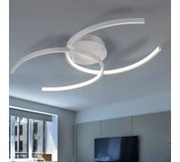 Anneau LED plafonnier design titane salon salle à manger éclairage couloir lumière DIMMABLE