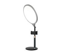 Anneau lumineux avec support, LED plein écran avec support de téléphone portable | Anneau lumineux professionnel à intensité variable - pour réunion d'ordinateur, diffusion en direct, appels vidéo