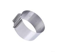 Anneau Pâtisserie Acier Inoxydable Réglable pour Mousse(1pcs) | Diamètre réglable 2-4 pouces, pour idéal pour mousses, gain de place, stockage compact, usage unique