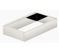 Dornbracht Mem anneau porte-serviettes 83200780-08 carré, saillie 105 mm, platine