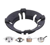 Anneau wok en fonte - Étagère de cuisson universelle, accessoire de cuisson robuste, support durable | Efficacité de cuisson améliorée Prise en charge des outils de wok portables pour les barbecues à