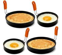 Anneaux à Oeufs Pliable Poêle Antiadhésive Céramique pour Mini Crêpes Pancakes Omelettes Brunch 23cm