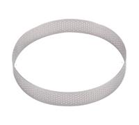 Anneaux à tarte ronds perforés de 20,3 cm en acier inoxydable anti-adhésif pour la cuisine, applications culinaires, haute performance, pâtisserie et cuisine au quotidien 060908