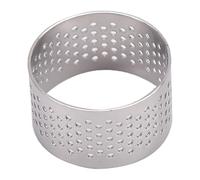 Anneaux à tarte ronds perforés de 20,3 cm en acier inoxydable anti-adhésif pour la cuisine, applications culinaires, haute performance, pâtisserie et cuisine au quotidien 060908