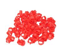 Anneaux de Pieds de volaille en Plastique réutilisables, Bandes de Pattes d'oie de Canard de Poulet pour l'identification pour poulailler et Ferme, matériau PP Durable 100 pièces (16mm)