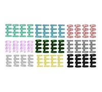 Anneaux de reliure - Set De Bureau - Lot de 36 - Plastique - 4 trous - Durable et coloré