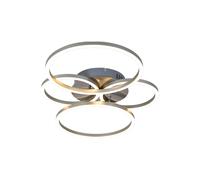 Anneaux LED plafonnier design salon salle à manger éclairage lampe de couloir réglable
