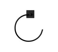 Anneaux Porte Serviette Adhésif "Fixeo" 20cm Noir