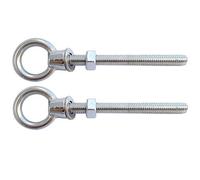 Anneaux tige filetée inox A4 (Lot de 2) M10 mm Longueur 100mm inox A4 Piton accroche garde corps