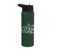 Années 90 Y2K Snail Mouse and Worm Tea Time Under the Stars Stainless Steel Insulated Water Bottle