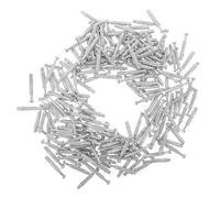 Anneome 200pcs Vis à Came en Alliage de Zinc pour Assemblage Meuble, Boulon à Came 40mm Structure Tige Ananas 2en1, Fixation Robuste pour Armoire Panneau de Particules