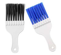 Anneome 2pièces Peigne à ailettes de condenseur Brosse climatisation Outil de nettoyage pour entretien et réparation de fridges et coils Léger en plastique