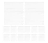 Anneome 50 Pièces Lot de Plastique PE Épais Mat avec Fermeture Éclair Sacs pour Vêtements Pulls et Voyages Refermables et Pratiques pour Rangement et Organisation