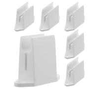 Anneome 6pièces Support Mural pour Manivelle de Store Roulant Équerre Plastique Rigide Fixation pour Auvent et Rideau Rangement Mural pour Manivelle