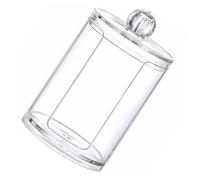 Anneome Boîte de Rangement Transparente Petite pour Coton Coton-tiges et Gobelets Plastique Organisateur pour Salle de Bain et Maquillage