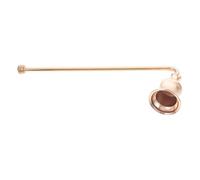 Anneome Éteignoir à Bougie pour Éteindre Bougies Long Manche en Aluminium Doré Accessoire Unique et Minimiser la Fumée, Décoration Intérieure