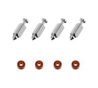 Anneome Kit Carburateur Soupapes à Flotteur de Carburateur en Métal, Aiguille de Pointeau pour Tondeuse à Gazon, 1 Set Adapté au Moteur de Tondeuse