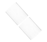Anneome Lot de 2 couvercles de Bougie en Tube de Verre - 10 x 10 cm - Cylindriques Transparents - sans Fond - Coupe-Vent pour Bougies et lanternes