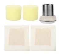 Anneome Pinceau la Cuisine pour Pancakes en Tissu et Acier Inoxydable, Balai à Huile Pratique sans Odeur, sans Résidu Après Nettoyage, Cuisson Poêle Couleur Aléatoire
