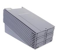 Anneome Porte-cartes de Présence Extensible 10 Positions en Plastique Blanc