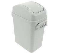 Anneome Poubelle Matériau Solide et Fonctionnel Couvercle Basculant 6l en Plastique Design Étroit et Gain de Place, Cuisine et Bureau
