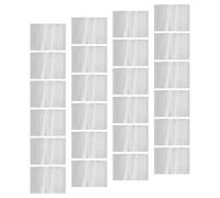 Anneome Protège-Livres Scolaires A4 40pcs, Couverture Transparente en PP, Pochette Imperméable Multifonction pour Journaux et Documents, Usage Bureau et École