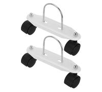 Anneome Support Pieds Radiateur Stable en Acier avec roulettes Pivotantes pour Chauffage Huile et Chauffe-Eau à Bain D'huile, pour Patio et Radiateur Mobile