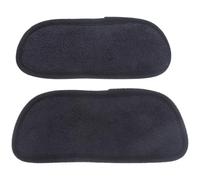 Anneome Tapis Absorbant en Fibre Noire, 2 Pièces, Collecte des Gouttes et Cache Résidus D'eau pour Réfrigérateur et Distributeur D'eau pour Plus de Propreté