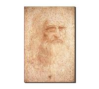 Annick Goutal Portrait D Un Homme à La Craie Rouge De Léonard De Vinci Reproduction sur Toile De Tableaux Célèbres Reproduction Imprimée sur du Papier Peint pour Toiles (40_x_60_cm)