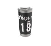 Anniversaire pour femme 18 ans Gobelet isotherme en acier inoxydable double paroi