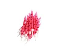 Anniversary House Lot de 12 bougies d'anniversaire en forme de cœurs avec supports 7,5 cm AHC71