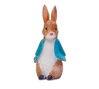 Anniversary House Pierre Lapin TM Décoration de gâteau souvenir en résine 3,5 x 8 cm, décoration de gâteau d'anniversaire, fête prénatale, baptême