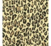 Anniversary House Tiflair Serviettes de table 3 plis Motif léopard Multicolore 33 cm