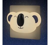 Annmore Veilleuse Bébé Automatique sur Prise Électrique, Koala | Capteur Crépusculaire, Lumière Chambre d’enfant, Couloirs, Toilettes, Éclairage de Chevet