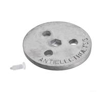 Anode en zinc pour panier à skimmer, piscine d'eau salée, anode sacrificale contre l'électrolyse, la décoloration du plâtre, protection contre la corrosion, 75 x 6 mm (1 pièce)