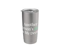 Another Persons Junk Is My Decor Thrift Store Hunter Gobelet isotherme en acier inoxydable double paroi