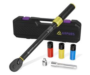 ANPUDS 1/2 ynamométrique Set 20-220 Nm, 6 Pcs Torque Wrench Set
