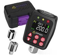 ANPUDS Adaptateur de Couple Numérique 1/2", 10-200Nm, ±1% Précision ynamométrique Numérique, 10 Préréglages, 500 Données, Alerte LED & Sonore, Track/Peak, Adaptateurs, pour Auto, Moto, SUV